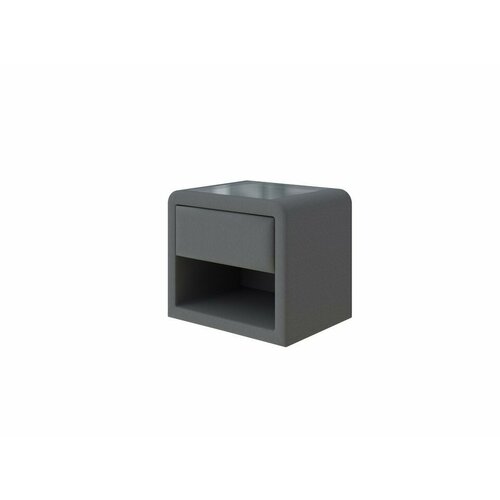 PROxSON Тумба Cube (Ткань: Рогожка Savana Grey (серый)) 52x41