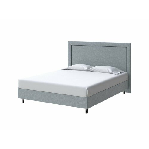 PROxSON Кровать London Boxspring Standart (Ткань: Велюр Gratta 3 Утренний туман) 90x200